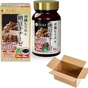 FINE JAPAN Nattokinase 2200FU with Okinawa Moromi Vinegar and Coconut Oil, 40.5g（450mg×90capsules) Set of 24