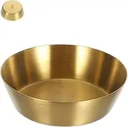 TOPPERFUN Metal Ramekins Set Round Seasoning Bowls Stainless Steel Kimchi Dishes Mini Soy Sauce Plates Appetizer Plates Vintage Condiment Cups