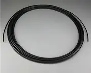Black PMMA Data Transmission Plastic Optical Fiber Cable Inner Diameter 1mm External Diameter 2.2mm for Light Illumination