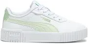 [PUMA] Kids Girls Carina 2.0 Platform Lace Up Sneakers Shoes Casual - White