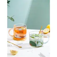 在飛比找森森購物網優惠-陶瓷馬克杯&玻璃杯500ml (2個一組禮盒裝)
