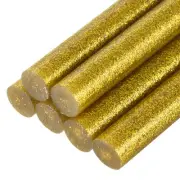 Mini Hot Glue Sticks for Glue Gun 0.43-inch x 4-inch Glitter Gold 6pcs