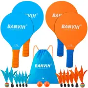 Badminton Set 4 Rackets, Great Gifts Easter Basket Stuffers for Kids Teens Ad...