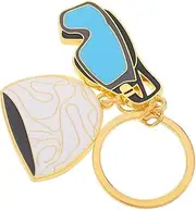 Outanaya Swimmer Keychain Metal Swim Team Charm Key Ring for Men Durable Sports Keychain for Distinctive Swimming Accessories for Boys Functional Bag Pendant