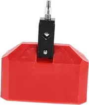 ifundom Professional Drum Kit Cow Bell 6 Inch Red Cowbell Sturdy Drum Set Accessory for Levels