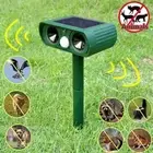 1/2X Garden Snake Repeller Solar Mouse Repellent Ultrasonic Solar Pest Repellent