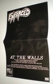 POSTER by ENFORCED at the walls Arthur Rizk METAL for the band tour album art 8