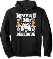 [VidiAmazing] 18th Birthday Boy Humor Girl Gamer Pullover Hoodie ds441