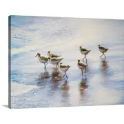 CANVAS ON DEMAND Sand Dancers Canvas Wall Art Print Bruce Nawrocke Coastal Home