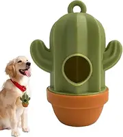 Dog Waste Bag Dispenser - Dog Poop Pickup Bags Holder, Portable Cactus Shaped Dog Poop Holder, Durabl Poop Scoop Dispenser, Canine Waste Bag Dispenser, Hygienic Pet Bag Dispenser for Dog Waste Bags