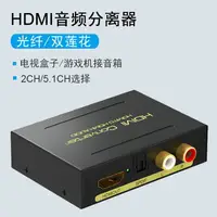 在飛比找樂天市場購物網優惠-HDMI轉HDMI音頻分離器數字光纖SPDIF R/L信號音