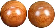 Wooden Massage Balls 2 Pack Hand Exercise Balls for Back for Seniors