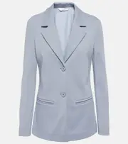 [Max Mara] Max Mara Madera cotton-blend jersey blazer UK 6 grey