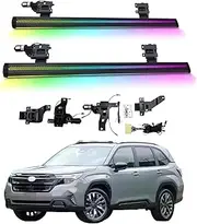 BJOHQ Electric Running Boards Compatible for Subaru Forester 2019-2025 with Light, SUV, Off-Road & Pickup Trucks - Retractable Truck Steps & Nerf Bars