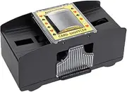 zolyet Automatic Card Shuffler 1-2 Deck USB Operated Poker Card Shuffler for, Phase 10, Blackjack, Texas Hold'em Card Games Your Hands at Home Office Travel Black