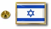akachafactory Pine PineS Badge Pin-apos;s Metal With Butterfly Pinch Flag Israel Israelien