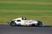 Danica Patrick tests before competing this winter in the UK Formul- Old Photo 3