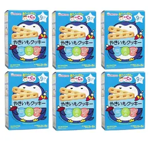 Wakodo 婴儿零食 + Ca Calcium Yakimo Cookies x 6 [从 9 个月左右开始食用]。