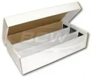 Bundle /25 BCW Super Triple Shoe Baseball / Trading Card Boxes 3000 ct 3 row box