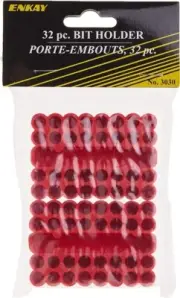Enkay No. 3030 32 holdes 1/4 Hex Screw Bit Holder in a Poly Bag
