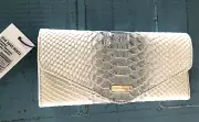 Brahmin Veronica Wallet Silver Reflect Harkness NWT $195 So Stunning!