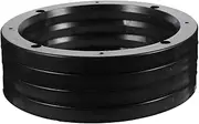 Luxshiny 2 Pairs Durable Car Speaker Mounting Spacer Rings Adapter for Audio Installation No Cutting Drilling Required for Easy Setup