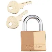 Master Lock 2-Pk. Solid Brass Padlocks, Model# 120T