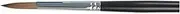 Kolinsky Pure Sable Brush, No. 8, Black/Silver