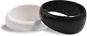 [Pure Hands] Dulcinea Collection - Half Domed Skewed Shaped Colorful (Lucite) Acrylic Bangle Bracelets for Women