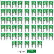 50x Mini Blade Fuse APM ATM 30A Amp Motorcycle Automotive Circuit Spade Set Kit