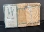 Vintage 90s Wamsutta King Fitted Percale Sheet Southwest Pastels Another Land