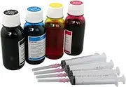 4 x 100ml Ink for HP 915, 915xl, 564, 564XL, 934XL, 935XL, 905, 905XL & HP 924, 924e Ink Cartridges (1BK, 1C, 1M, 1Y)
