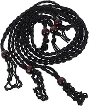 [KONTONTY] Diy Jewelry Stand Necklace Holder Handwoven Crystal Cage Adjustable Cord Empty Stone Holder for Women's Accessories