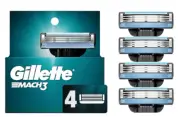 gillette mach 3 cartridges 4 count