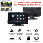 7" Portable Touch Screen Car Wireless CarPlay Monitor Radio Bluetooth USB TF AUX (for: Honda Civic)