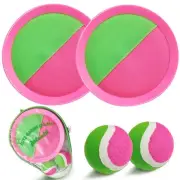 Jalunth Ball Catch Set - Outdoor Beach Paddle Game for Kids & Family