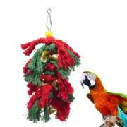 Bird Bite Toy Hanging Bell Pet Bird Cockatiels Parakeets Toy Parrot Chewing Toy