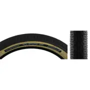 SE Bikes Chicane 26 x 3.5 Clincher Wire TPI 20 Black/Tan Reflective BMX Bike