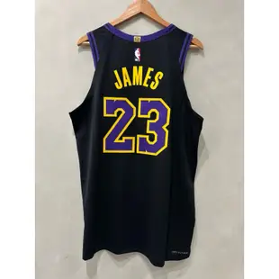 #23 Lebron James Lakers 湖人 城市 黑 Nike 23-24 City 球員版 AU 球衣