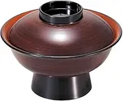 [A] 5.5 inch Daimyo Bowl Tamebake Inai Vermilion (Untied) | Simmered Bowl [6.4 x 4.5 inches (16.3 x 11.5 cm) (600cc)]