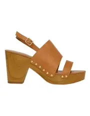 [Belle & Bloom] Fire On Fire Clog Shoe in Tan
