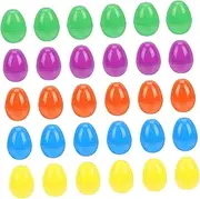 TOYANDONA Easter Egg Shape Toys 40pcs Plastic Eggs for Boys and Girls Easter Party Decorations