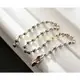 鎳色珠鏈 diy飾品配件材料 鐵珠鏈條 珠珠鏈 (5條1包裝)《亞克羊毛氈編織手作》