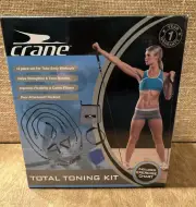 New In Box -CRANE - Men’s & Women's Total Toning Kit 12 Pc Exercise Set #41260
