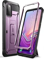 [SUPCASE] for Samsung Galaxy S20 Plus 5G Case with Satnd (Unicorn Beetle Pro), [Built-in Belt Clip] Heavy Duty Shockproof Protective Phone Case Without Screen Protector for Galaxy S20 Plus, Purple