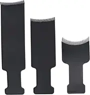 FOMIYES 3pcs Professional Hair Coloring Comb Set Long Board Hair Brush for Dyeing Brush Tool Tint
