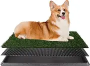PETMAKER Artificial Grass Bathroom Mat for Puppies and Small Pets- Portable Potty Trainer for Indoor and Outdoor Use by - Puppy Essentials, 20" x 25\