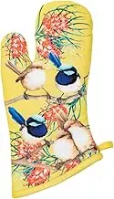 Maxwell & Williams Katherine Castle Bird Talk Oven Mitt Superb Fairy-wrens