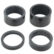 4pcs/Set 28.6mm Full Carbon Fiber MTB Bicycle Headset Stem Spacer Washer Rings
