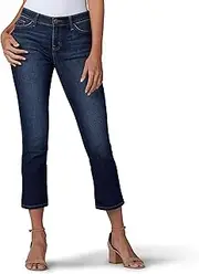 [Lee] Women's Flex Motion Regular Fit 5 Pocket Capri Jean